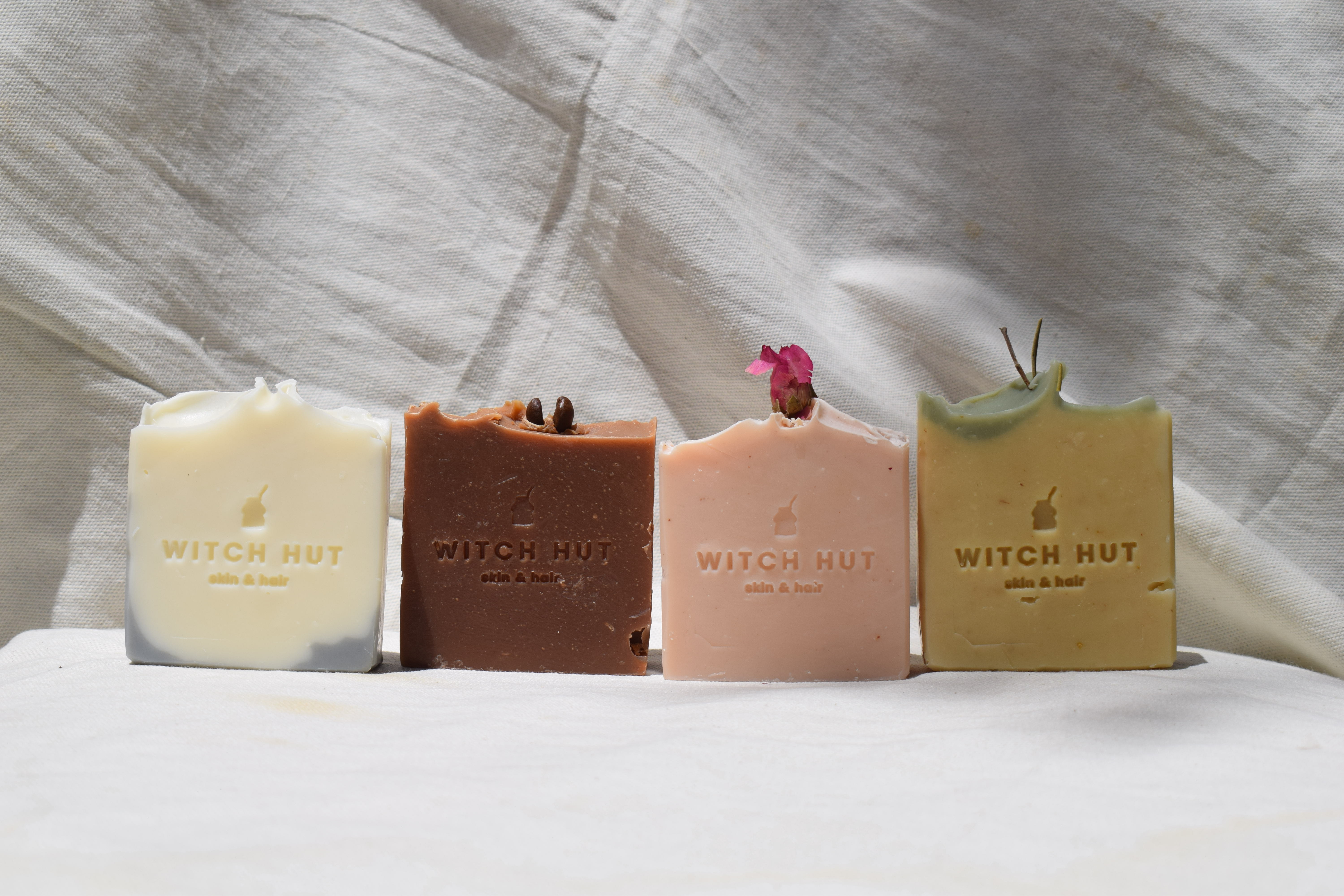 Soap bars close-up